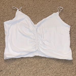 garage bungee runched tank top